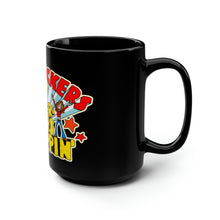 Load image into Gallery viewer, MOTHERFUCKERS BE TRIPPIN' Black Mug 15oz