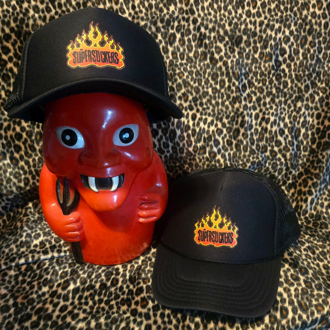 BURNIN' UP TRUCKER HAT