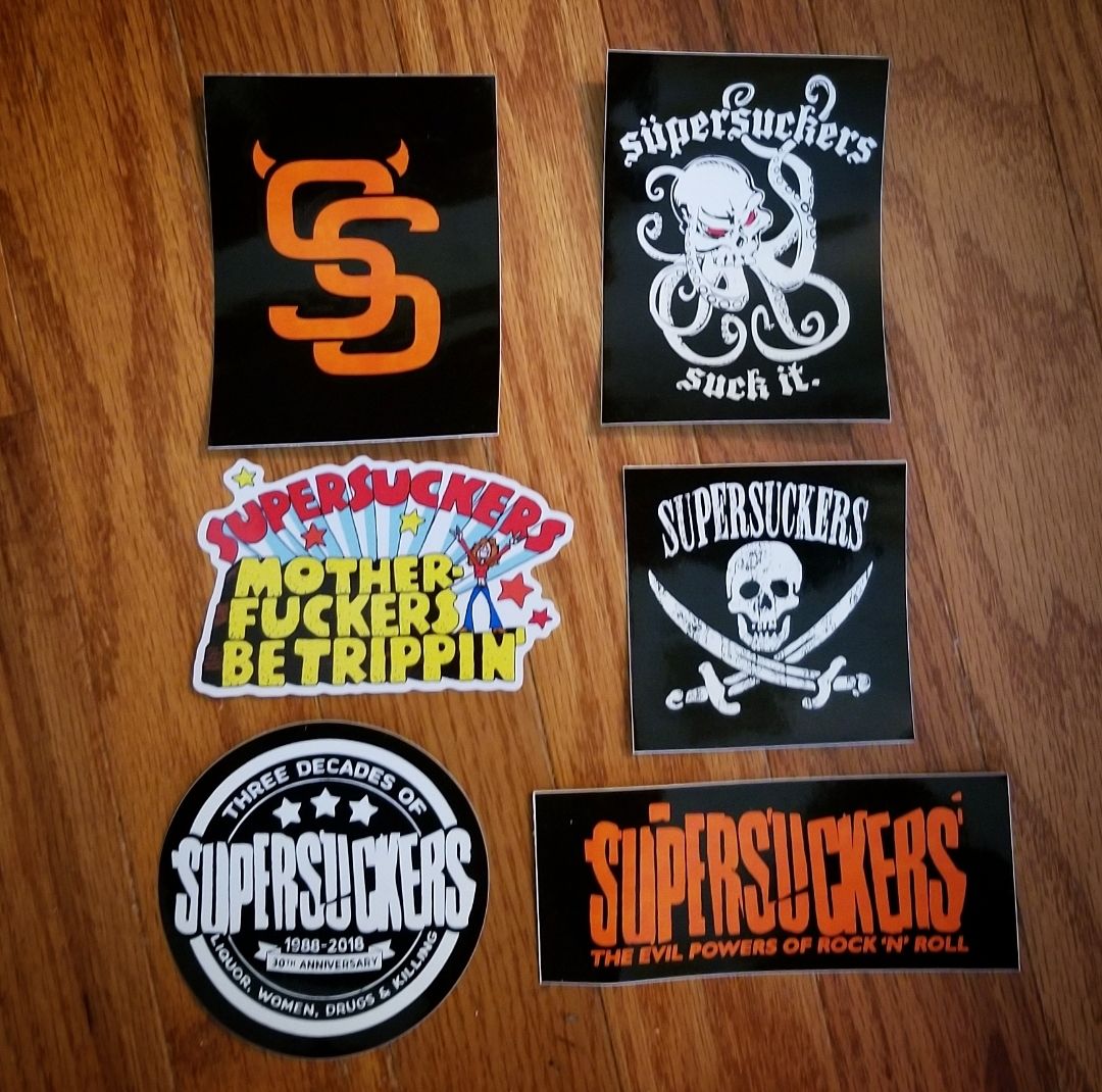 Super Generic Sticker STICKER PACK – Supersuckers
